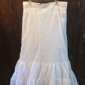 Wedding slip for mermaid style dress